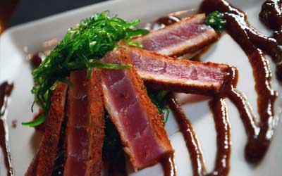 Ahi Tuna Seafood at Pine Lodge Steakhouse McHenry